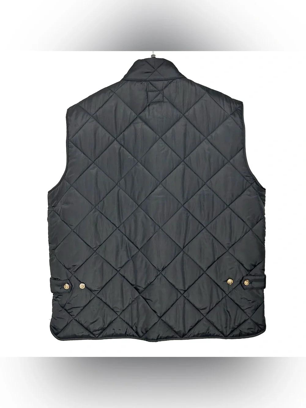 J. Crew Walker Quilted Vest Men’s Size XL Full Zip Front Mock Neck Hand Pockets